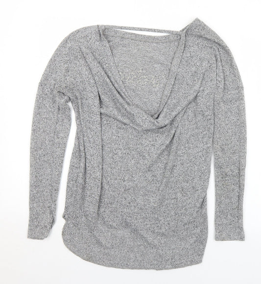 Womens UK Size 8 River Island Grey Pullover Jumper