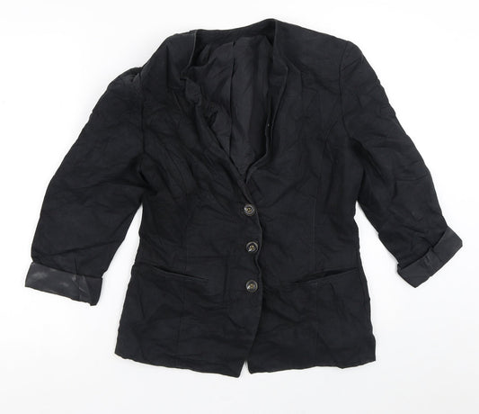 Womens UK Size 10 St Michael Black Jacket