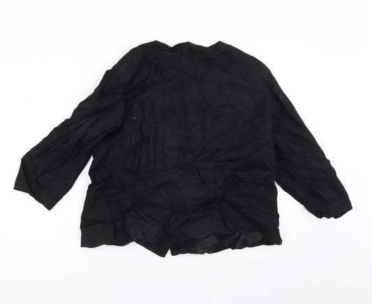Damart Womens Black Jacket Blazer Size 18