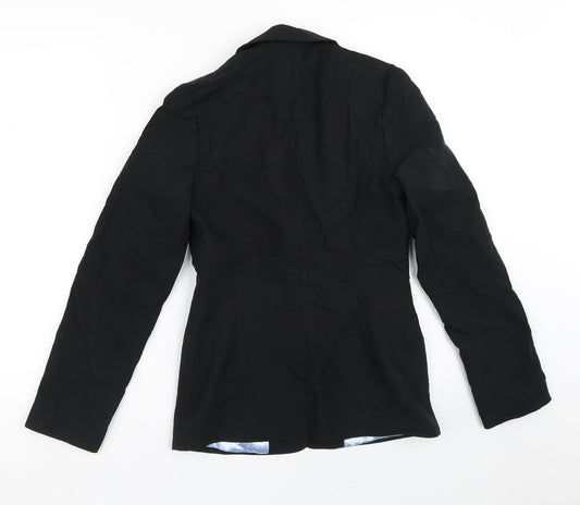 New Look Womens Black Jacket Blazer Size 8