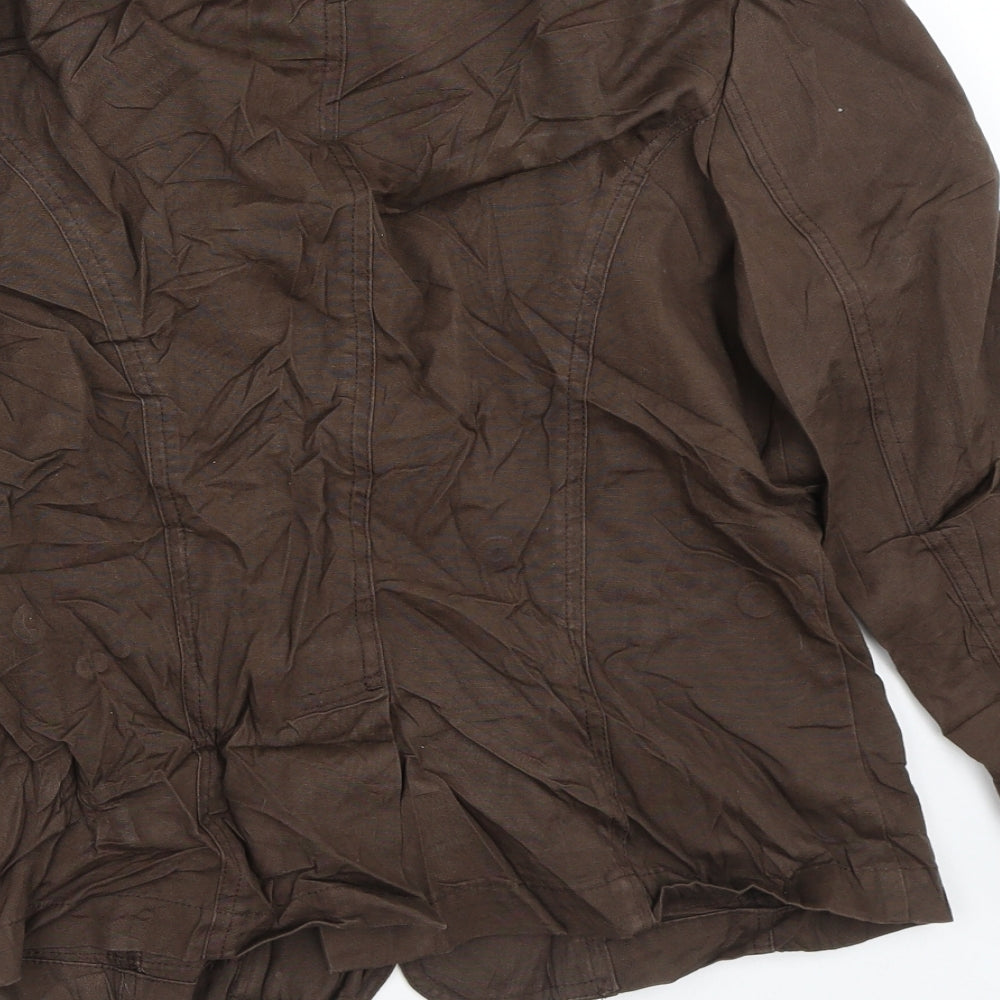 Antani Alison Womens Brown Jacket Size 12