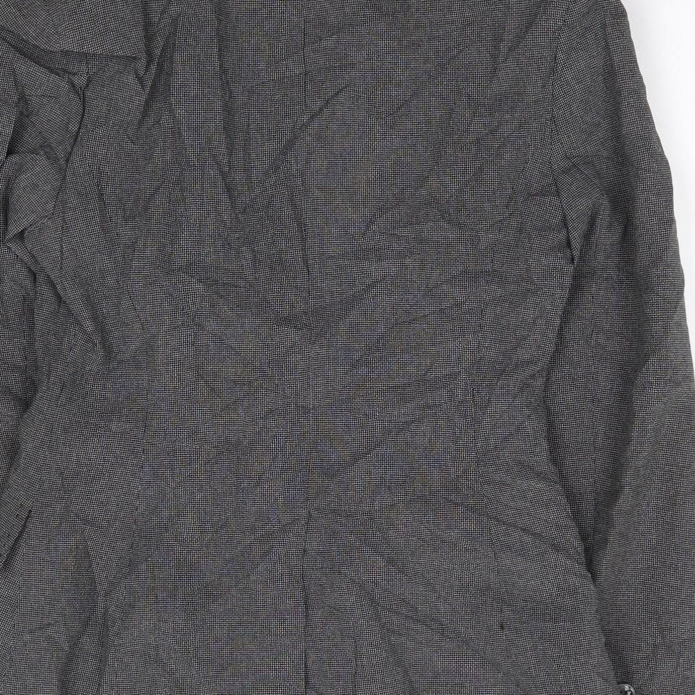 Primark Womens Black Polyester Jacket Suit Jacket Size 10