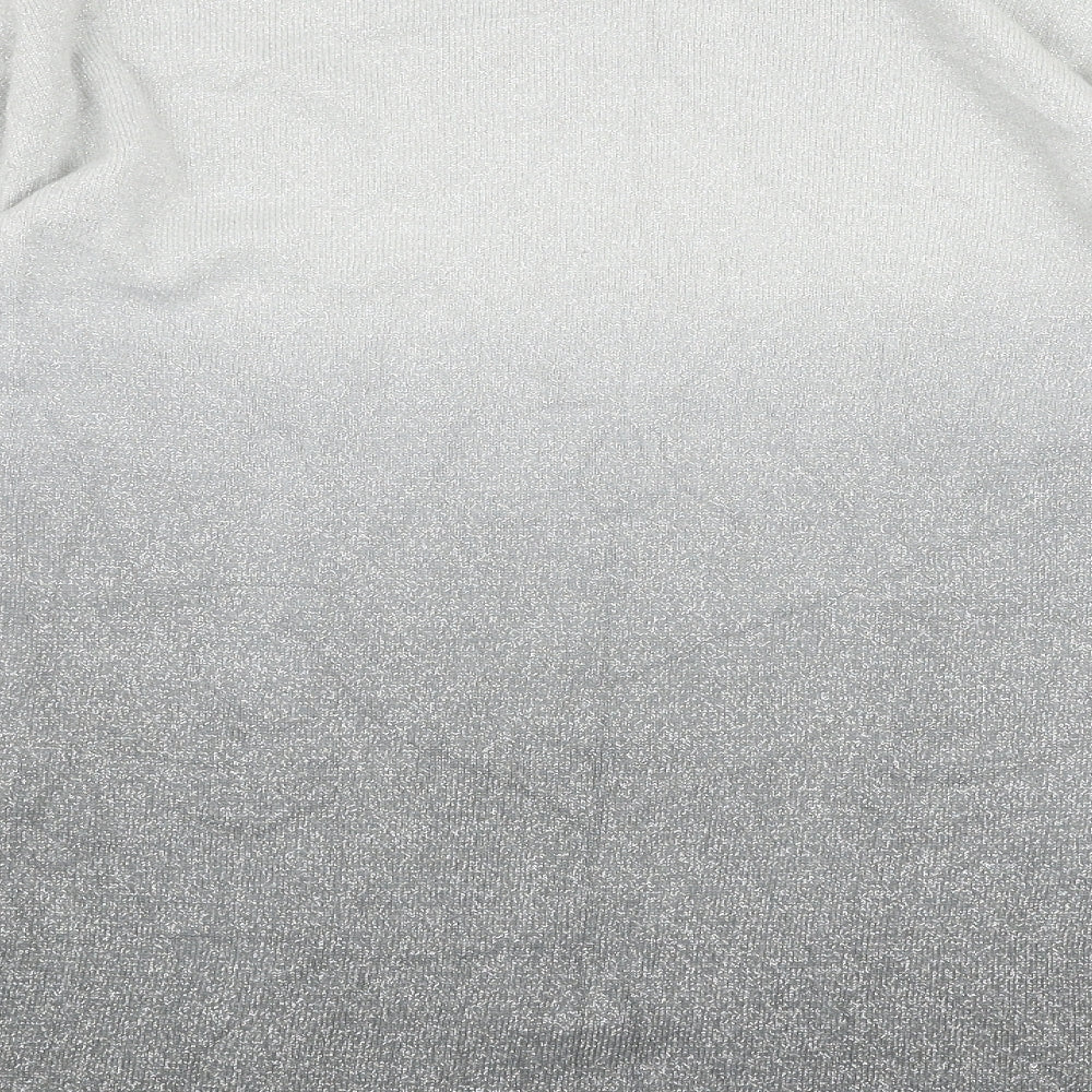 Womens UK Size One Size Fay Louise Grey Pullover Jumper