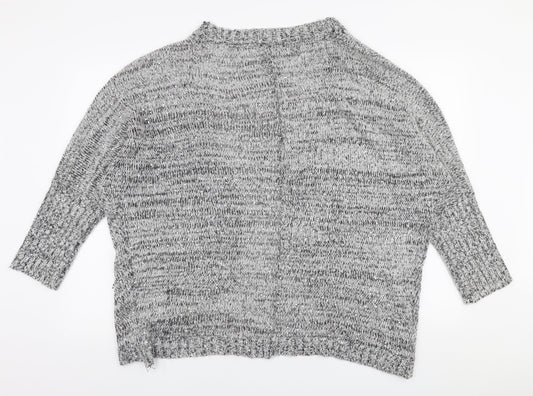 Womens UK Size M Atmosphere Grey Cardigan Jumper