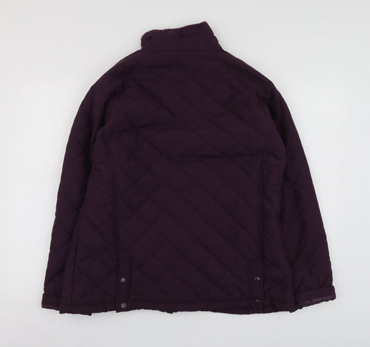 Womens UK Size 14 Moutain Warehouse Purple Jacket
