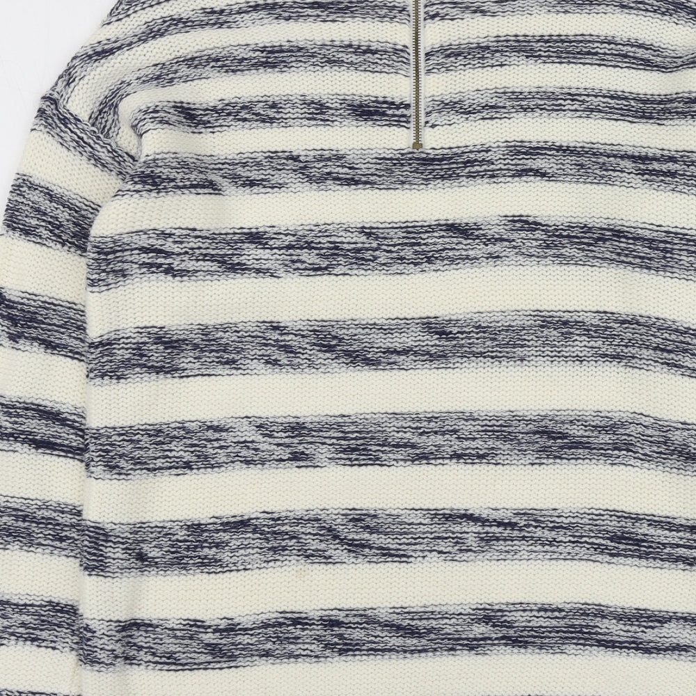 Womens UK Size 12 M&Co Blue Pullover Jumper