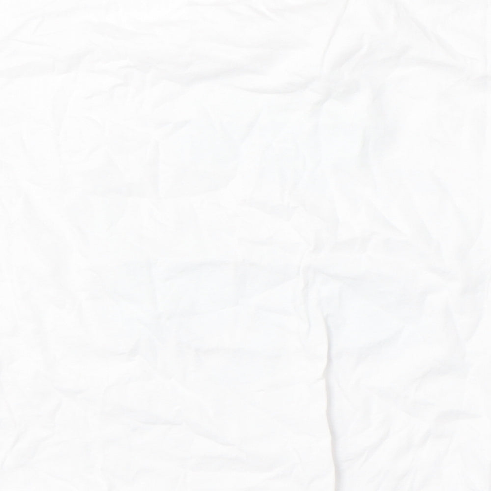 Dunnes Stores Girls White Cotton Basic T-Shirt Size 10-11 Years Round Neck - St patrick's day