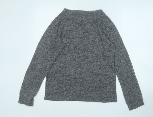 Womens UK Size 10 love to lounge Grey Pullover Jumper