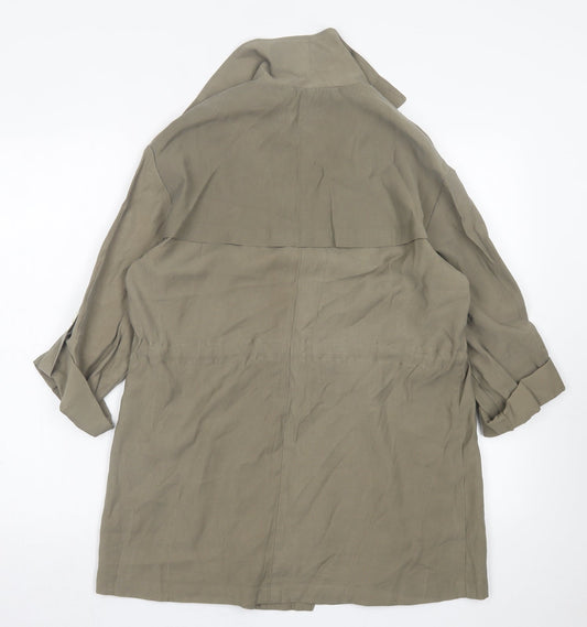 Primark Womens Green Jacket Size 10 Button