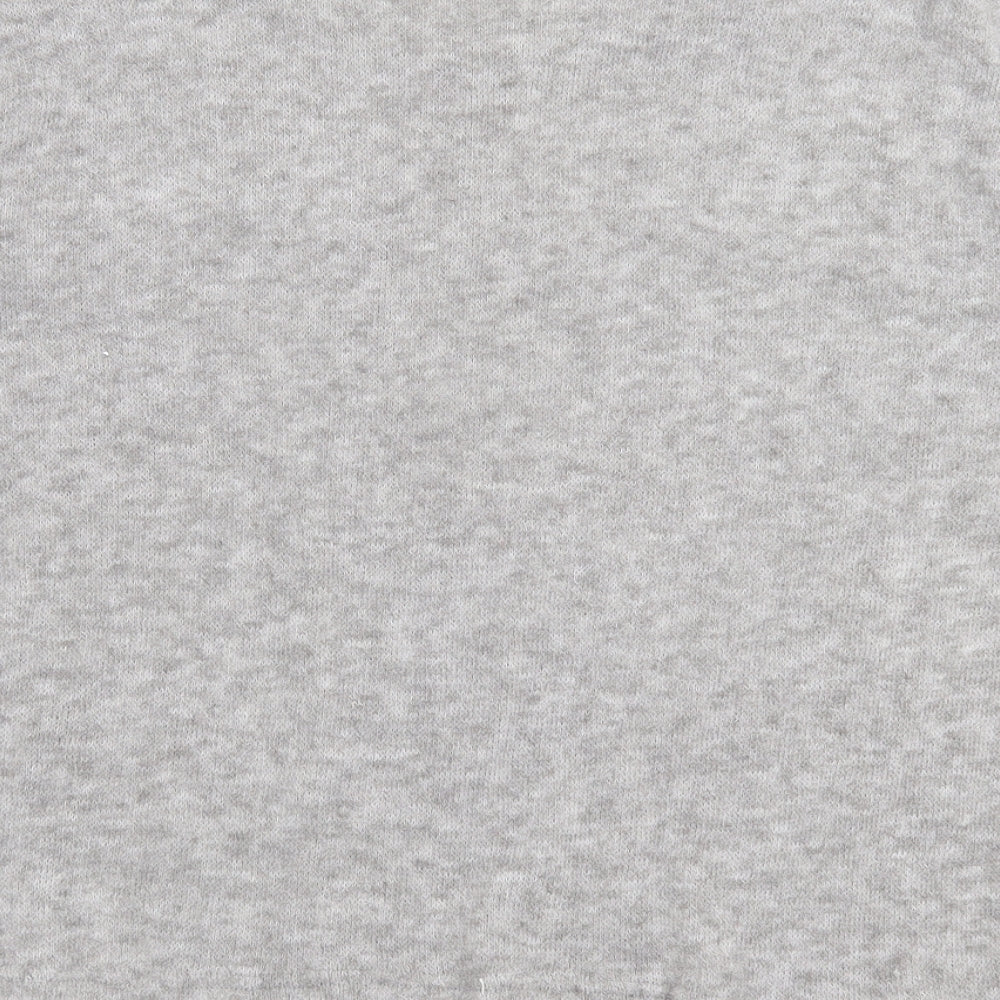 SheIn Womens Grey Crew Neck Polyester Pullover Jumper Size L