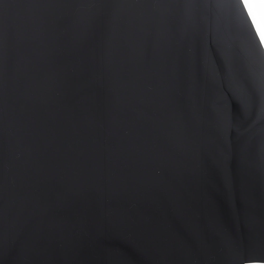 Mens UK Size 40 Johnathan Adams Regular Black Suit Jacket