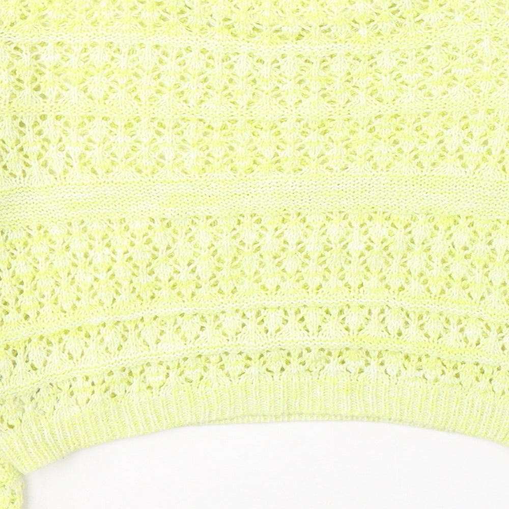 Womens UK Size 8 New Look Green Pullover Jumper