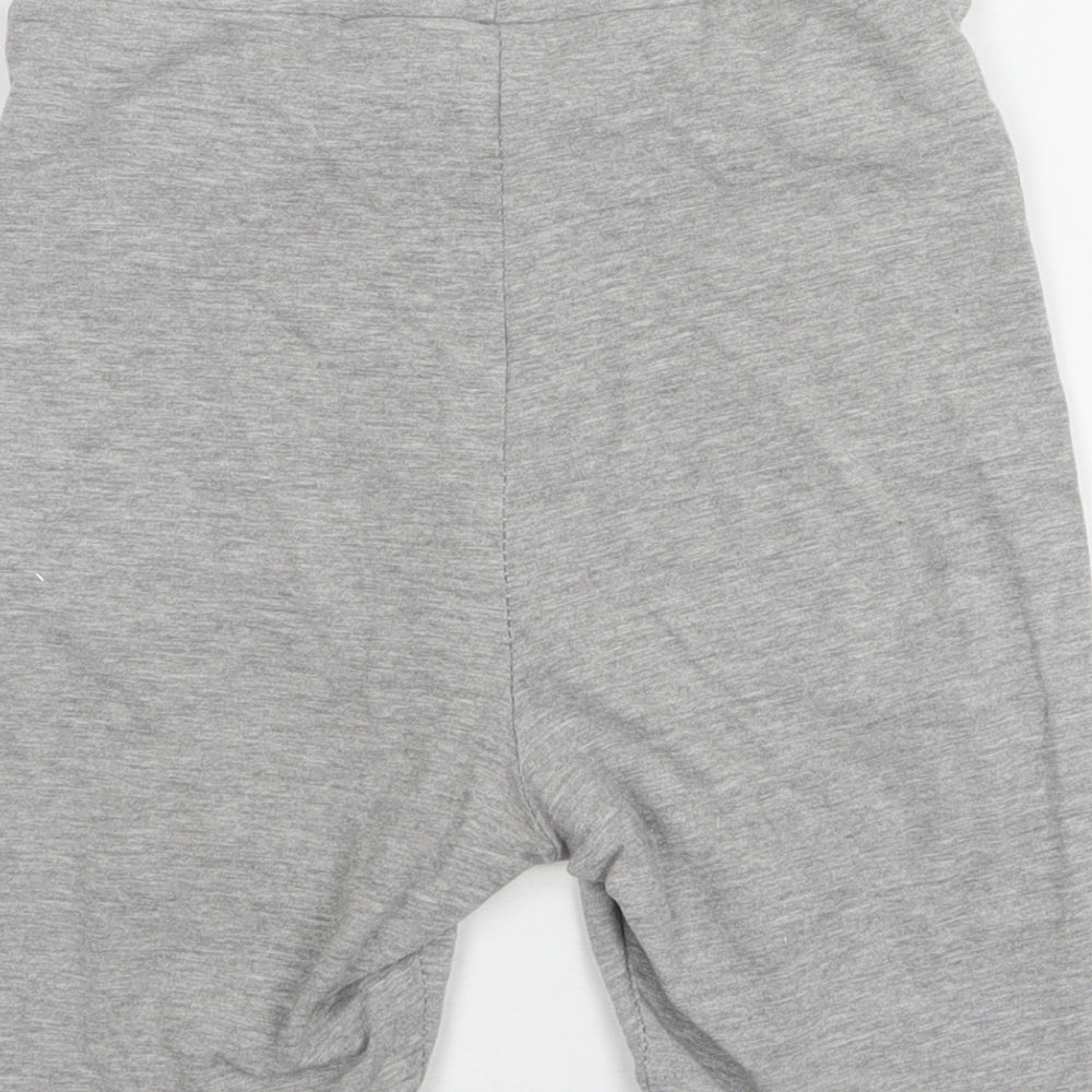 Primark Womens Grey Cotton Biker Shorts Size 4 L5 in Regular