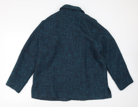 Penny Plain Womens Blue Jacket Size 18