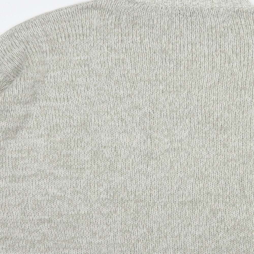 Womens UK Size M New Look Grey Pullover Jumper