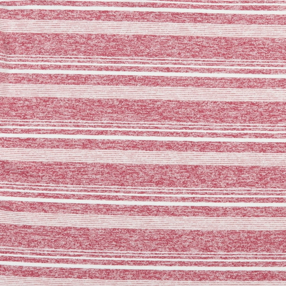 TU Womens Red Boat Neck Striped Polyester Pullover Jumper Size 16