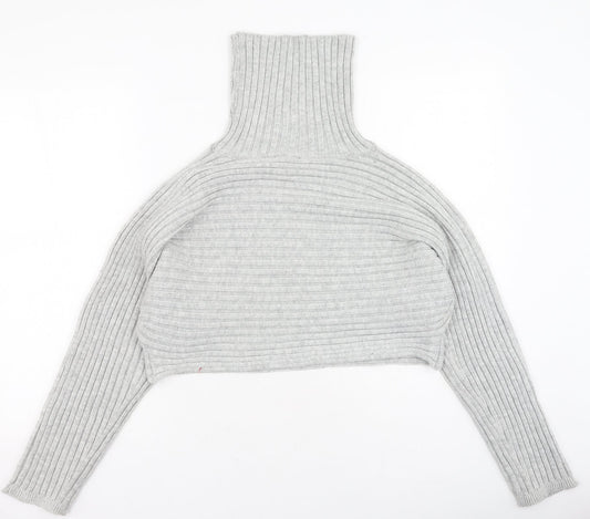 Womens UK Size L New Look Grey Pullover Jumper