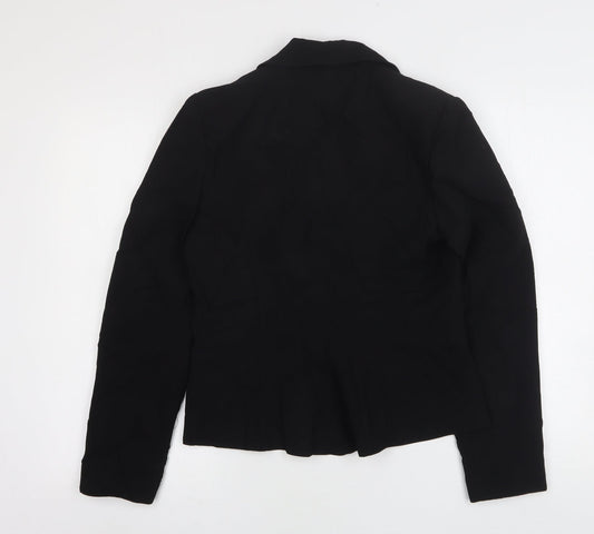 Papaya Womens Black Polyester Jacket Suit Jacket Size 12