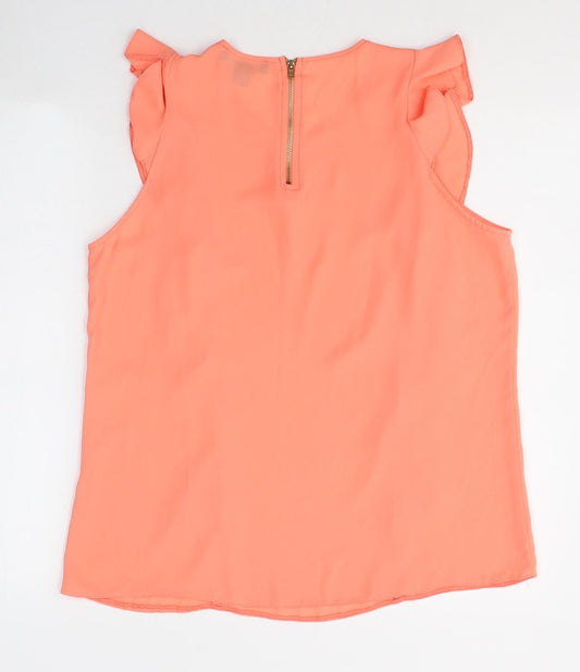 Womens UK Size 14 Atmosphere Pink Basic Blouse