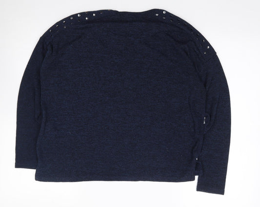 Womens UK Size 12 New Look Blue Pullover Jumper