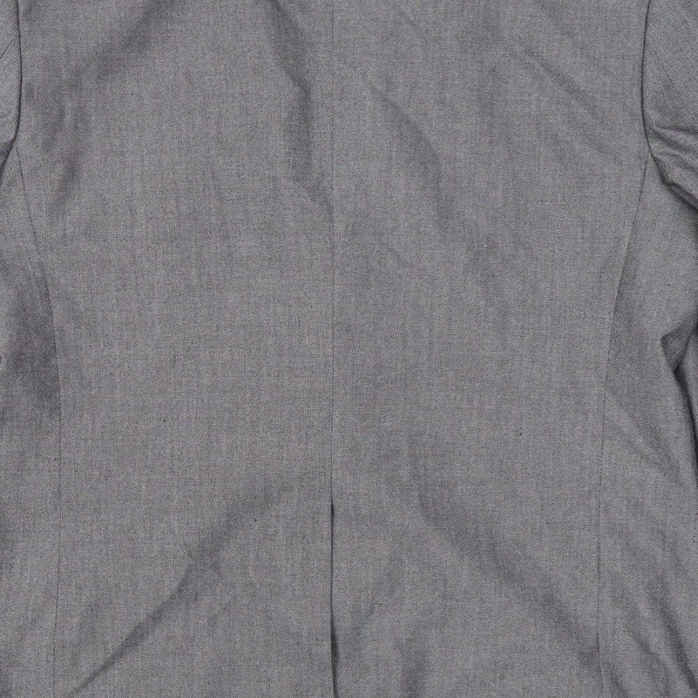 Primark Mens Grey  Polyester Jacket Suit Jacket Size 44