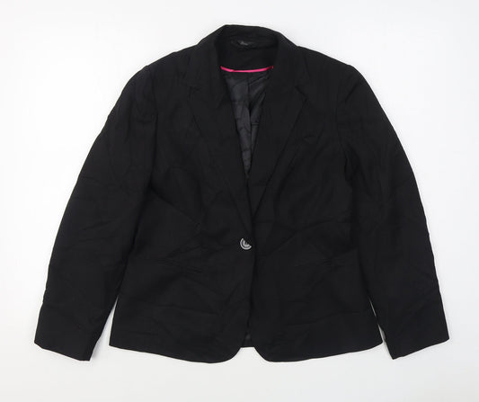 Womens UK Size 12 BHS Black Jacket