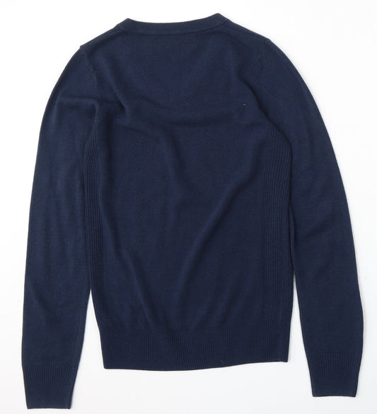Womens UK Size XS NEXT Blue Pullover Jumper