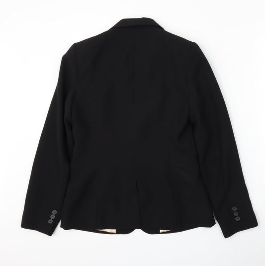 Womens UK Size 10 Papaya Regular Black Suit