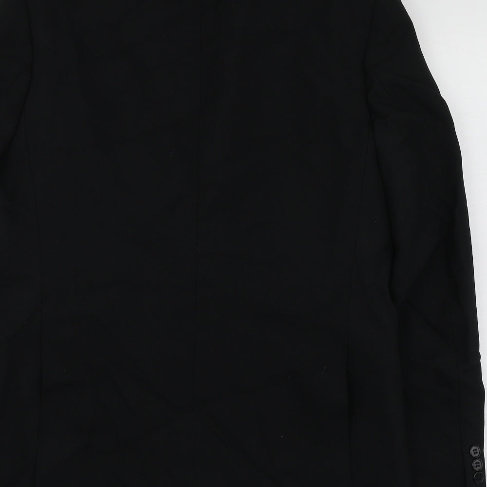 Mens UK Size 42 C&A Regular Black Suit Jacket