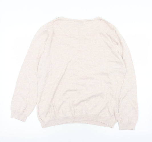 Womens UK Size L Wallis Pink Pullover Jumper