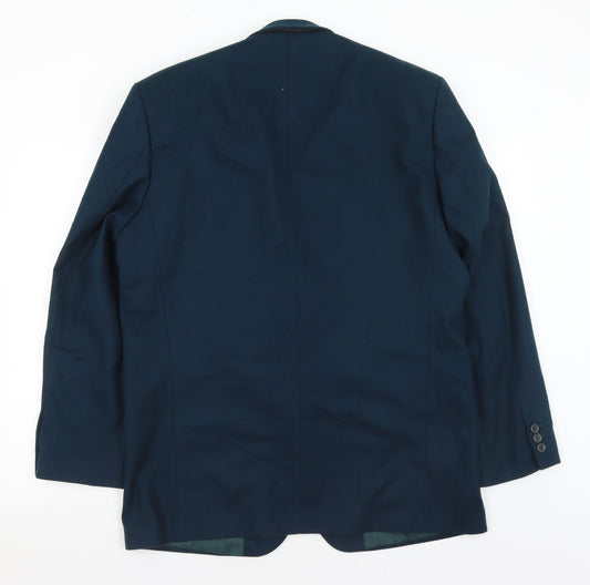 Mens UK Size 42 BHS Regular Blue Suit Jacket