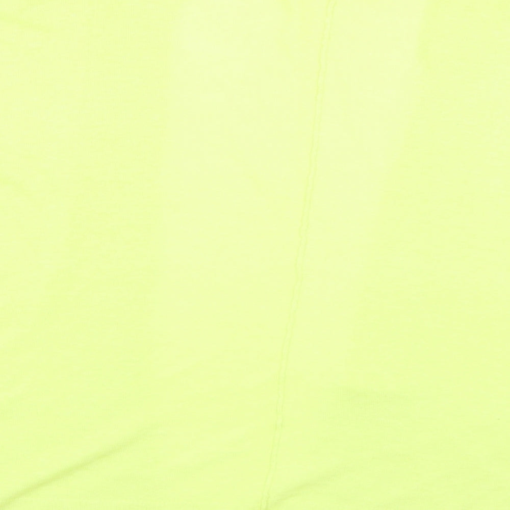 F&F Womens Yellow Collared Acrylic Cardigan Jumper Size 16