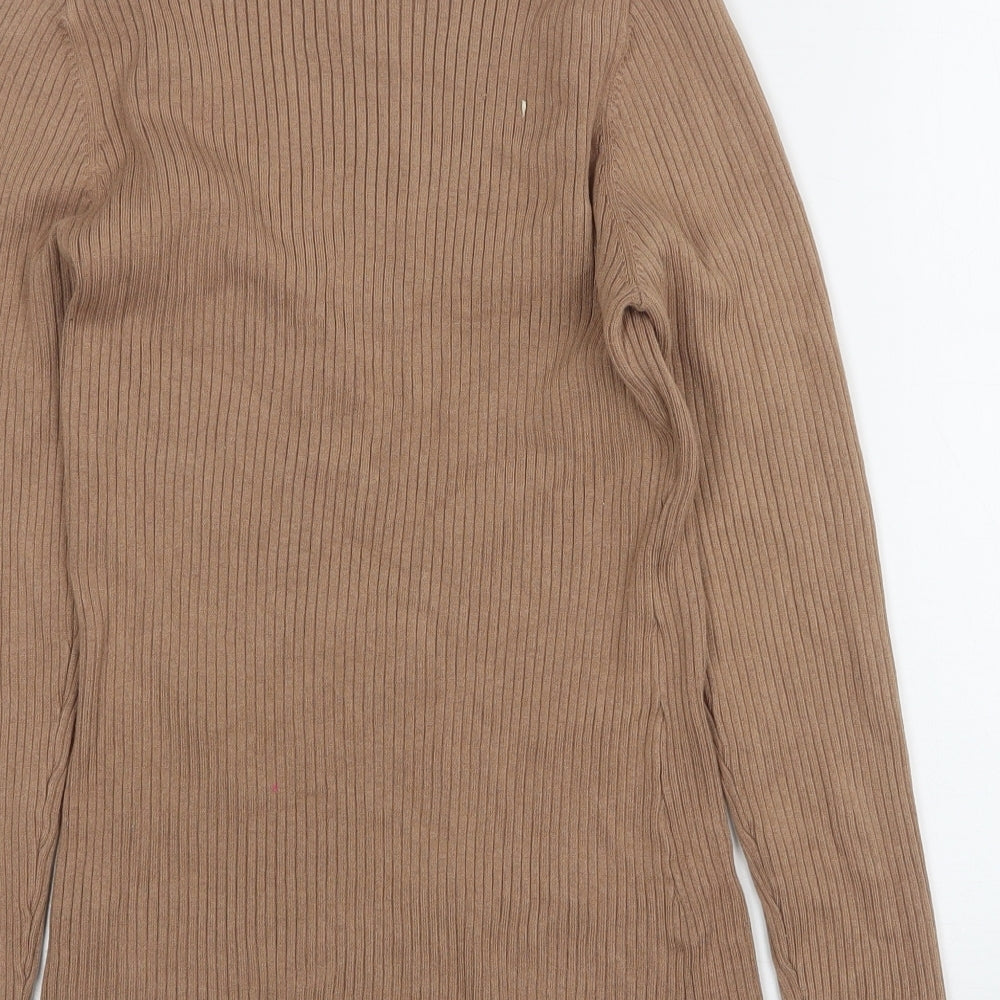 Womens UK Size L H&M Beige Pullover Jumper