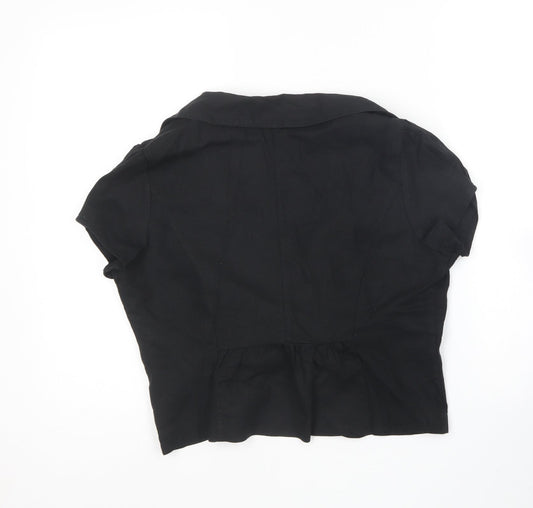 Marks and Spencer Womens Black Jacket Blazer Size 10