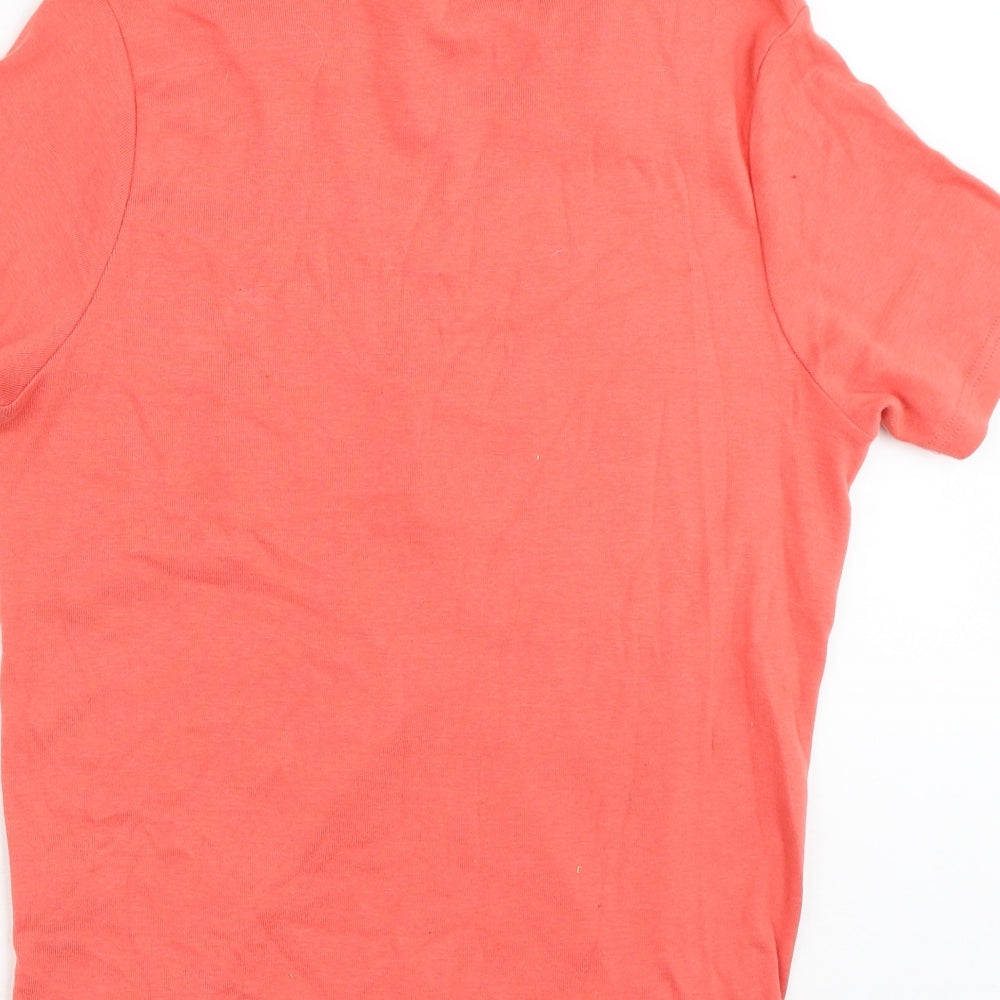 Womens UK Size S Carolyn Taylor Orange Basic T-Shirt