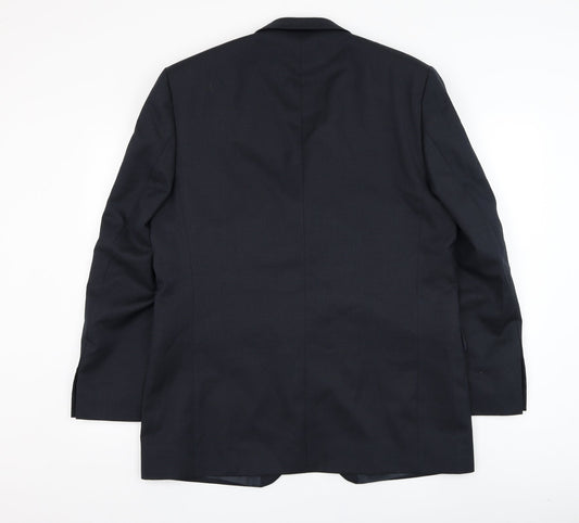 Mens UK Size 42 Burton Regular Blue Suit Jacket