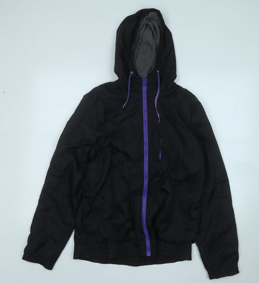 Womens UK Size M Divided Black Jacket