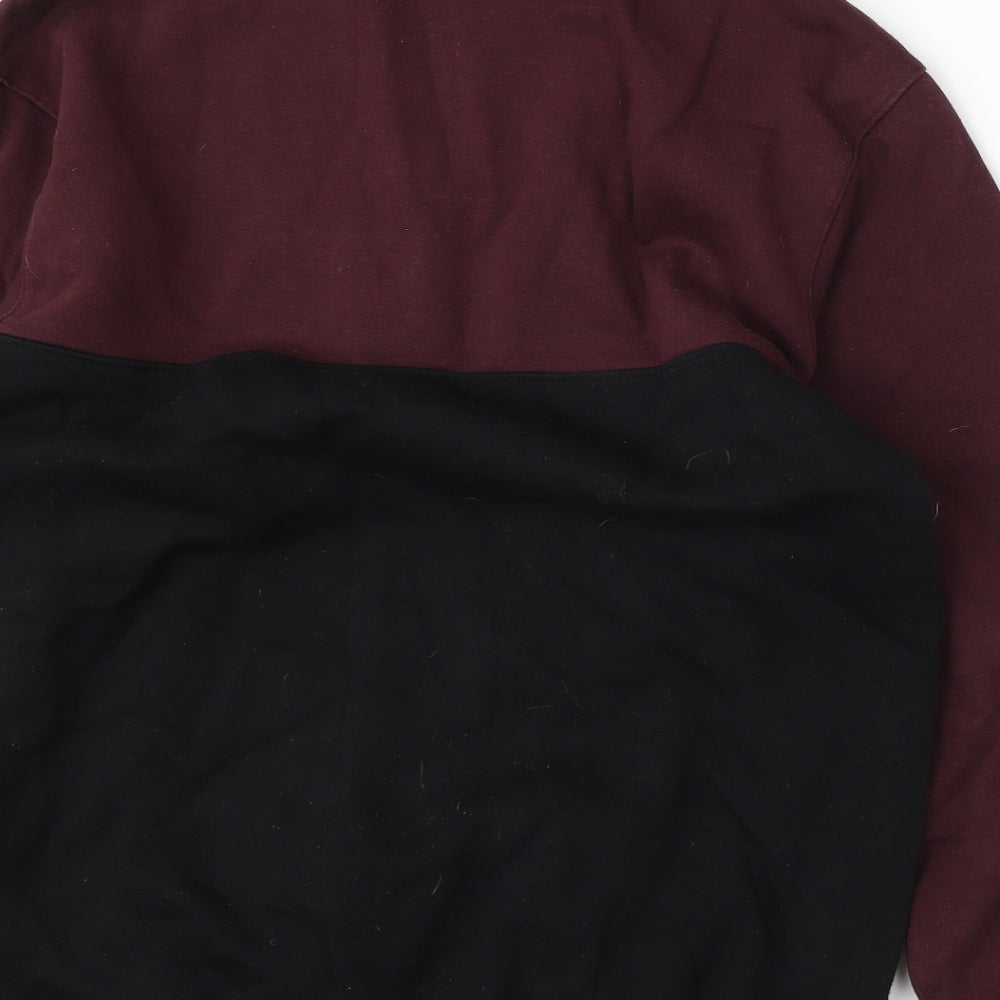 Mens UK Size M Divided by H&M Red Pullover Sweatshirt