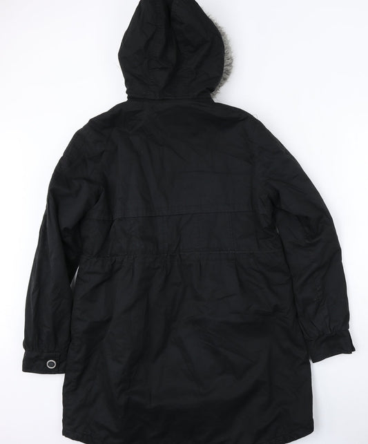 Womens UK Size 14 Vintage Boutique Black Jacket