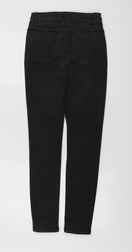 Urban Bliss Womens Grey Cotton Skinny Jeans Size 8 L20 in Regular