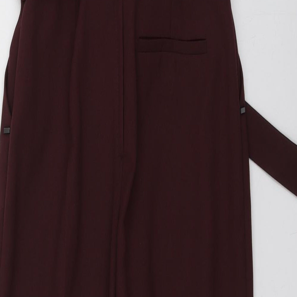 Dorothy Perkins Womens Purple Polyester Trousers One-Piece Size 6