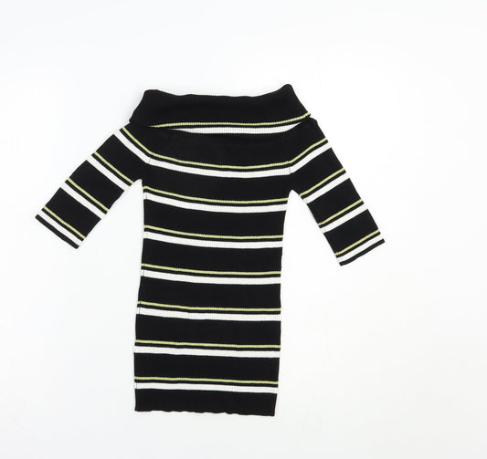 Womens UK Size 6 NEXT Black Pullover Jumper