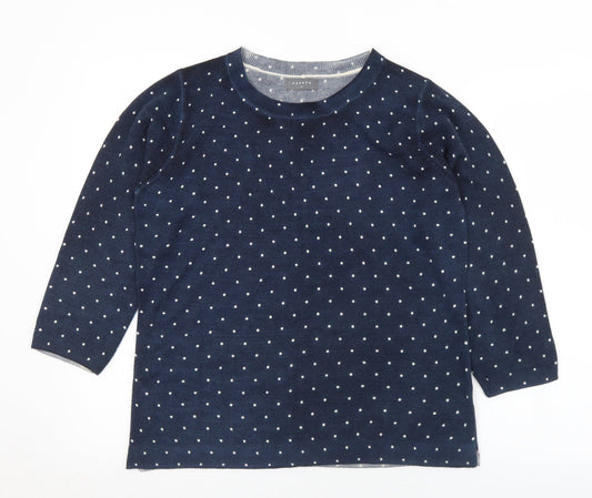 Womens UK Size 14 Matalan Blue Pullover Jumper