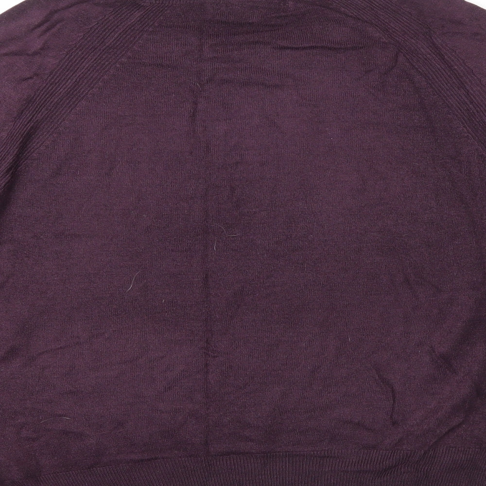 Womens UK Size 12 Marks and Spencer Purple Pullover Sweatshirt