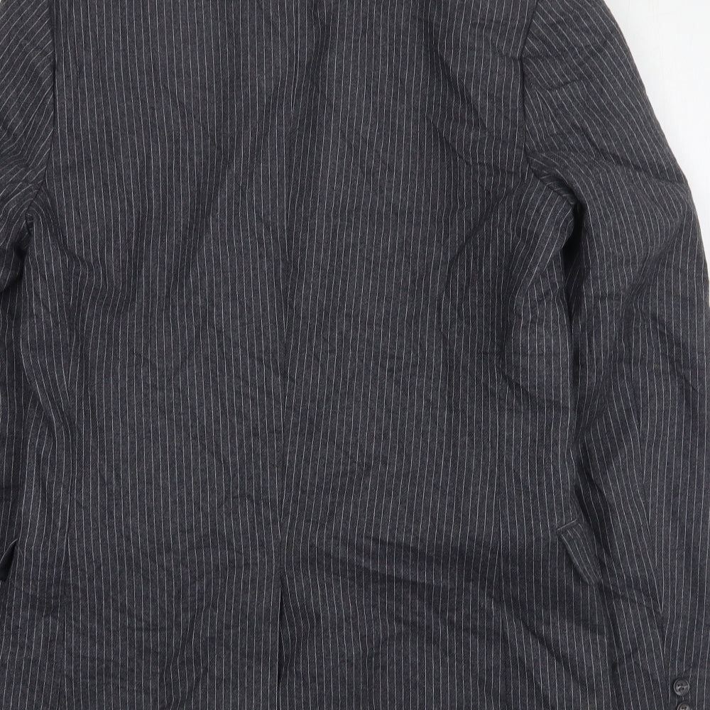 Mens UK Size 38 Burton Regular Grey Suit Jacket