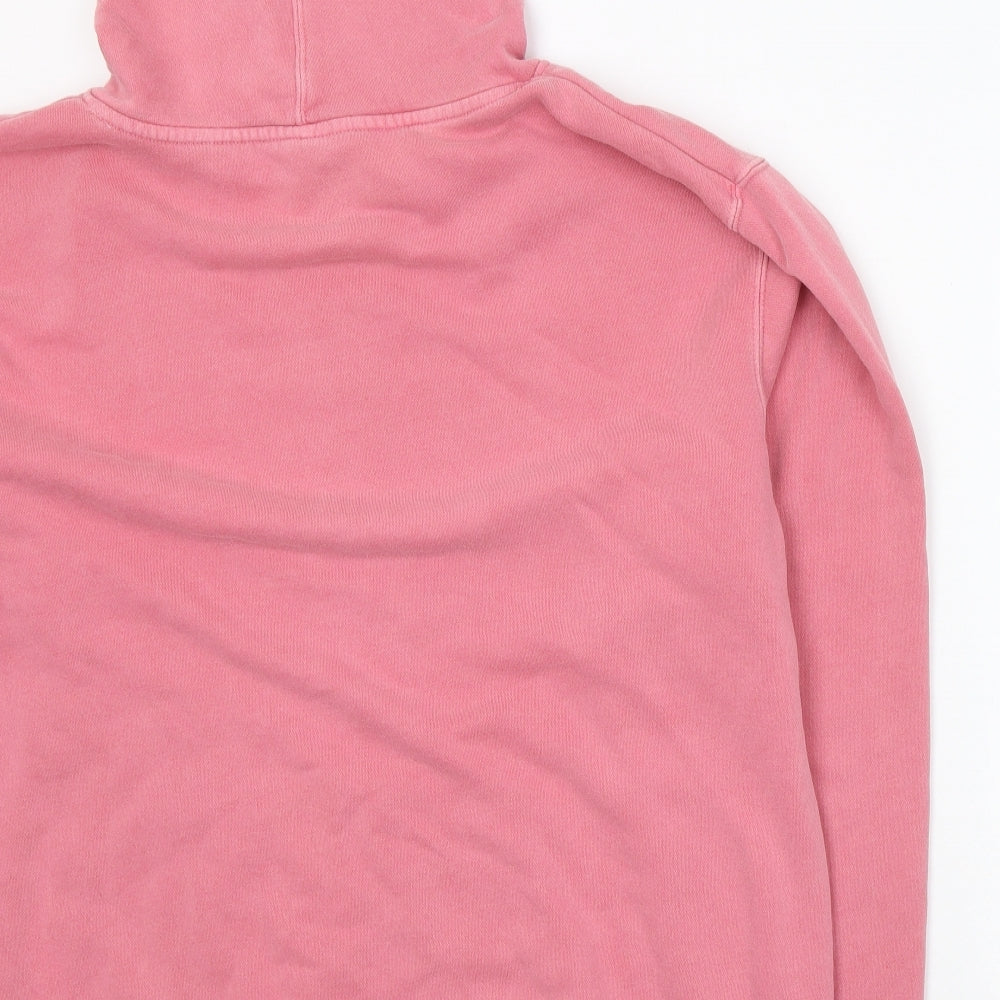 Independent Trading Company Womens Pink Cotton Pullover Hoodie Size L Pullover - David's Vlog