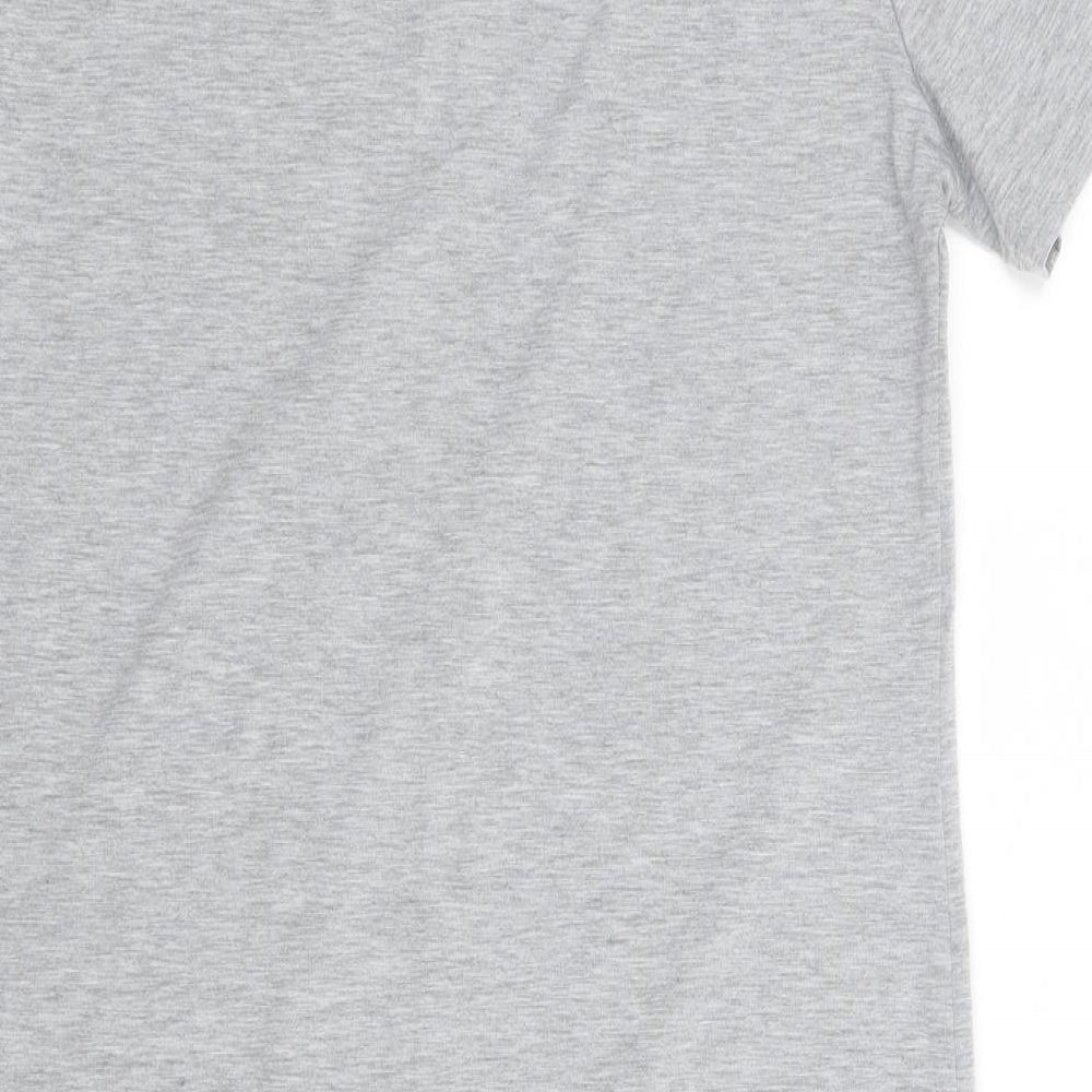 SheIn Womens Multicoloured Geometric Polyester T-Shirt Dress Size M Crew Neck Pullover