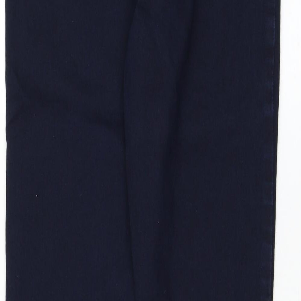 Debenhams Womens Blue Cotton Skinny Jeans Size 14 L29 in Regular