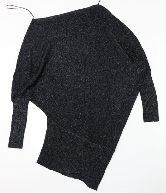 Womens UK Size S Zara Blue Pullover Jumper