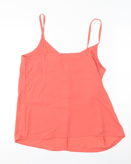 Matalan Womens Pink Polyester Basic Blouse Size 12 Round Neck